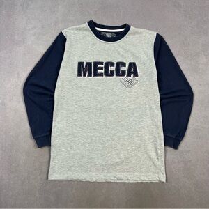 Mecca Gray and Black Long Sleeve Tee